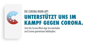Corona-Warn-App<br><font color='silver'><small>Foto: Bundesregierung</small></font>