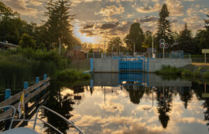 Abends vor der Zerpenschleuse